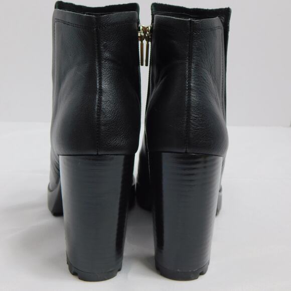 Kenneth Cole Women's Black Justin Lug Sole Chelsea Ankle Boots Size 8.5 - Picture 6 of 12